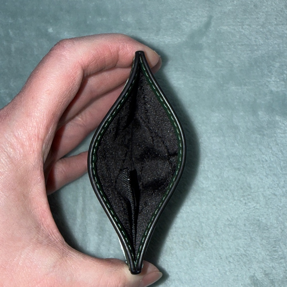 Michael Kors Dark Green Gradient Card Holder - Picture 6 of 10